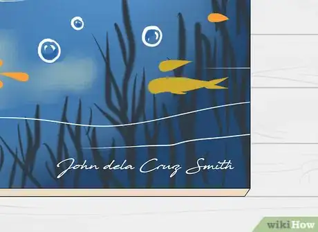 Imagen titulada Sign a Painting Step 2