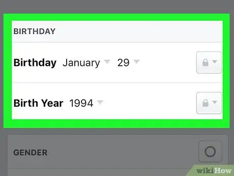 Imagen titulada Change Your Birthday on Facebook Step 6