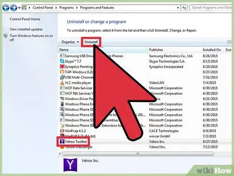 Imagen titulada Remove the Yahoo Toolbar Step 4