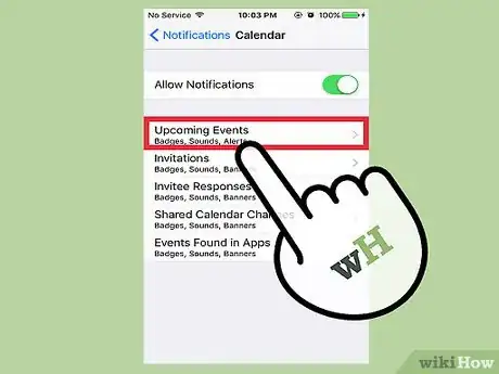 Imagen titulada Turn Off Calendar Notifications on an iPhone Step 9