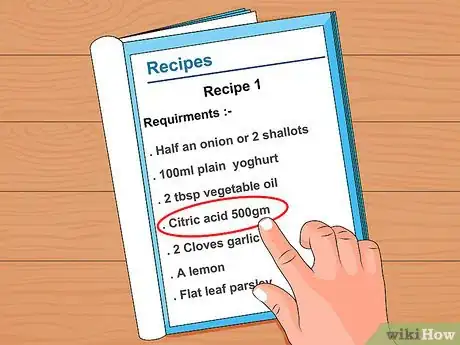 Imagen titulada Buy Citric Acid Step 1