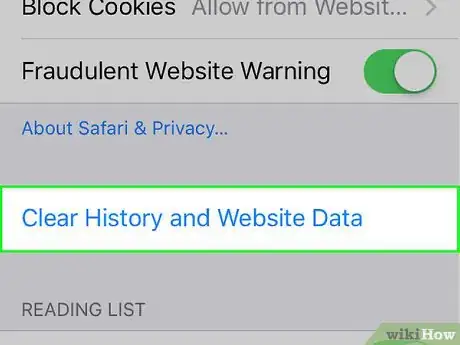Imagen titulada Clear Safari Search History Step 8