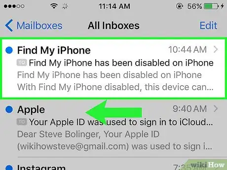 Imagen titulada View Archived Emails on iPhone Step 7