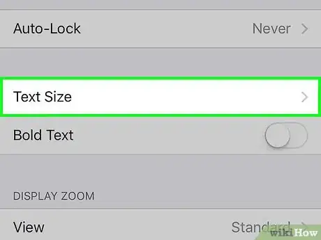 Imagen titulada Change the Font on iPhone Step 3