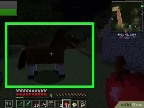 Imagen titulada Breed Horses in Minecraft Step 4