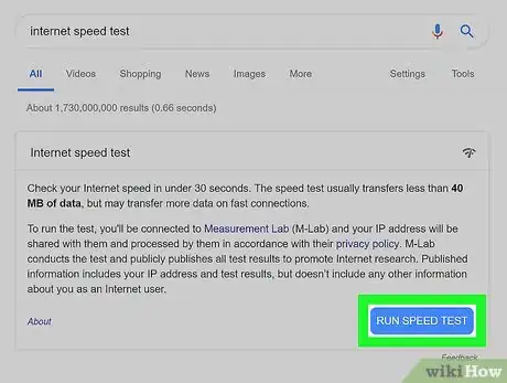 Imagen titulada Check Internet Speed Step 2