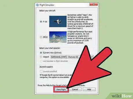 Imagen titulada Use the Google Earth Flight Simulator Step 3
