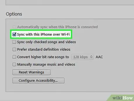 Imagen titulada Sync Your iPhone to iTunes Step 11