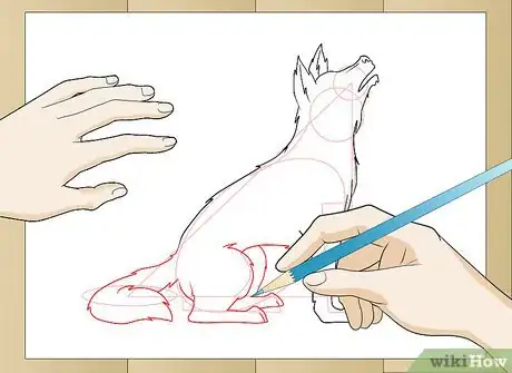Imagen titulada Draw a Realistic Wolf Step 20