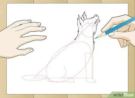 Imagen titulada Draw a Realistic Wolf Step 17
