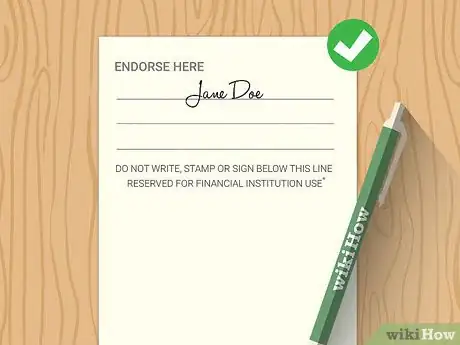 Imagen titulada Endorse a Check Step 4
