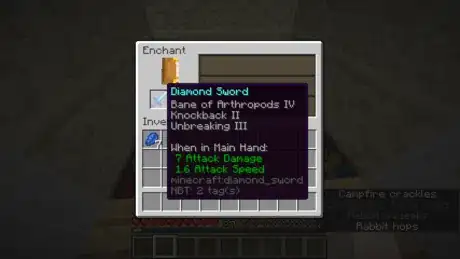 Imagen titulada Make an Enchantment Table in Minecraft Step 12.png