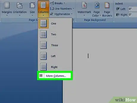 Imagen titulada Add Columns in Microsoft Word Step 10