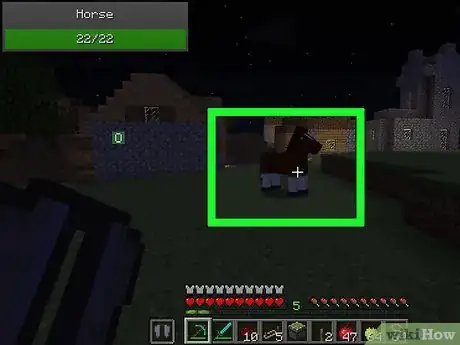 Imagen titulada Breed Horses in Minecraft Step 2