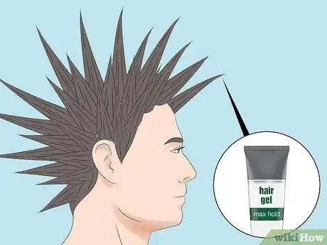 Imagen titulada Put up a Mohawk or Liberty Spikes Step 27