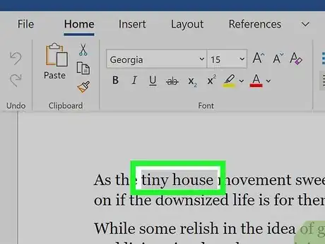 Imagen titulada Add Autotext in Word Step 1