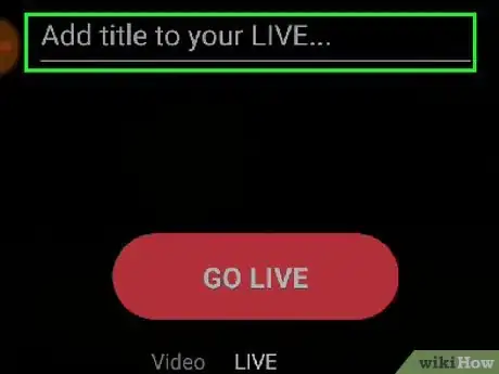 Imagen titulada Livestream on TikTok on iPhone or iPad Step 6