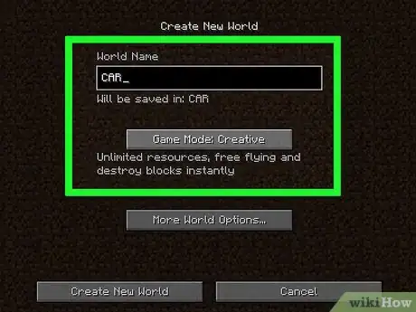 Imagen titulada Make a Car in Minecraft Step 1