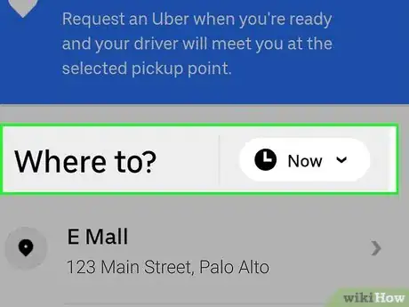 Imagen titulada Request a Ride on Uber Step 2