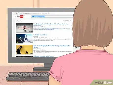 Imagen titulada Stop on Ice Skates Step 16