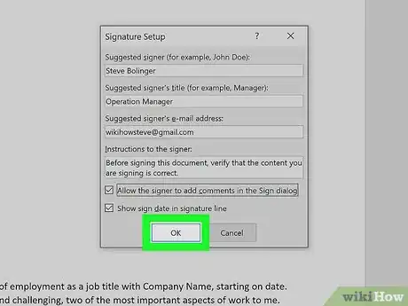 Imagen titulada Add a Digital Signature in an MS Word Document Step 24
