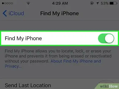 Imagen titulada Turn on Find My iPhone Step 5