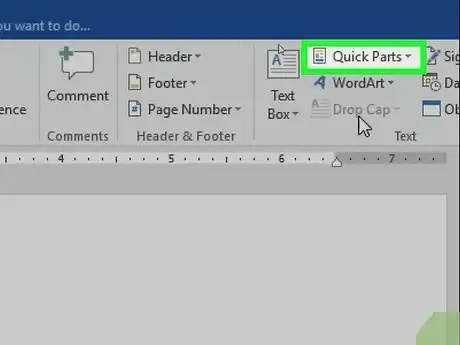 Imagen titulada Add Autotext in Word Step 3