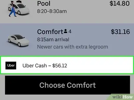 Imagen titulada Request a Ride on Uber Step 6