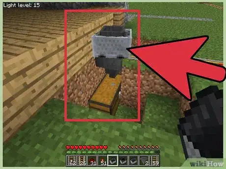 Imagen titulada Craft a Hopper in Minecraft Step 12