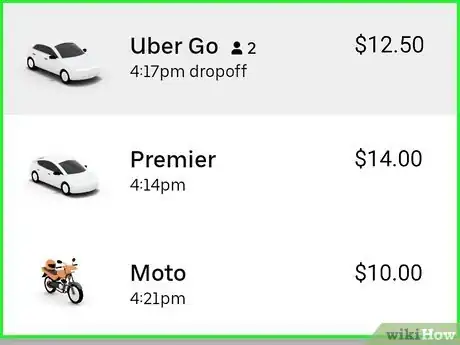 Imagen titulada Request a Ride on Uber Step 5