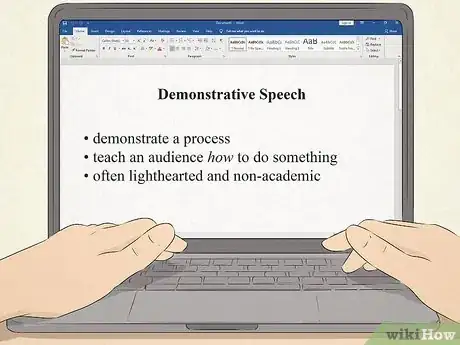Imagen titulada Start a Speech Step 26