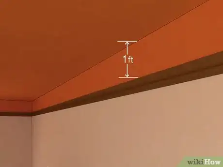 Imagen titulada Make a Ceiling Seem Lower Step 2