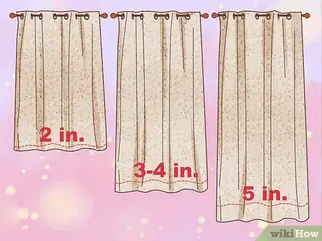 Imagen titulada Hem Curtains Step 1