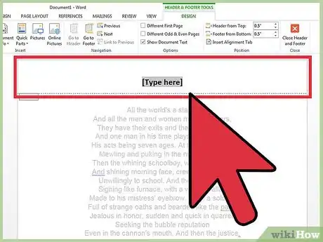 Imagen titulada Insert a Custom Header or Footer in Microsoft Word Step 6