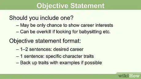 Imagen titulada Create a Resume for a Teenager Step 5