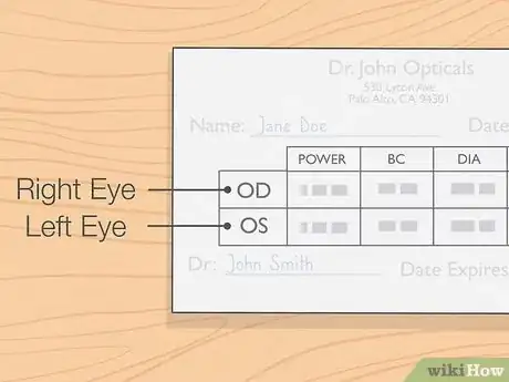 Imagen titulada Read a Contact Lens Prescription Step 3