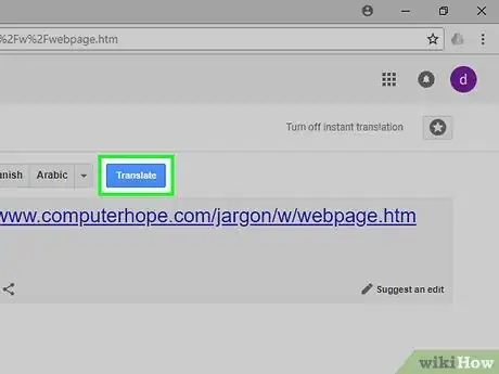 Imagen titulada Translate a Web Page Step 8
