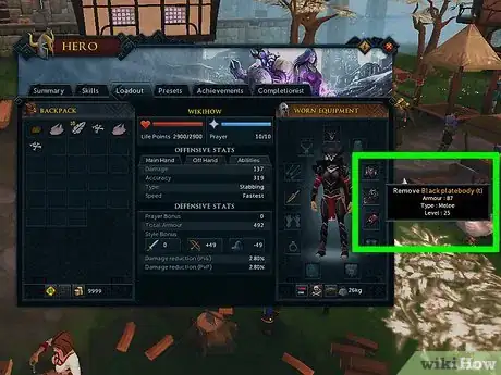 Imagen titulada Raise your Combat Skill on RuneScape Step 3