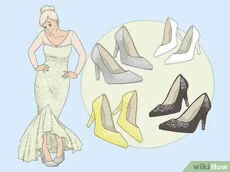 Imagen titulada Select Shoes to Wear With Your Wedding Dress Step 2