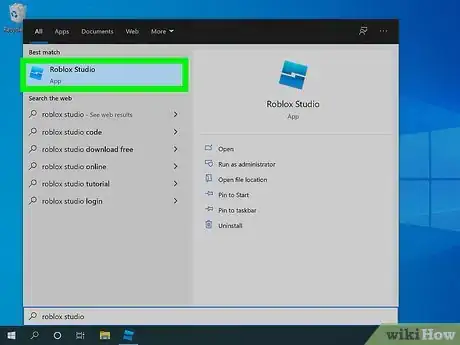 Imagen titulada Use Roblox Studio Step 3