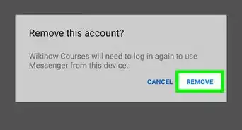 eliminar una cuenta de Messenger en un dispositivo con Android
