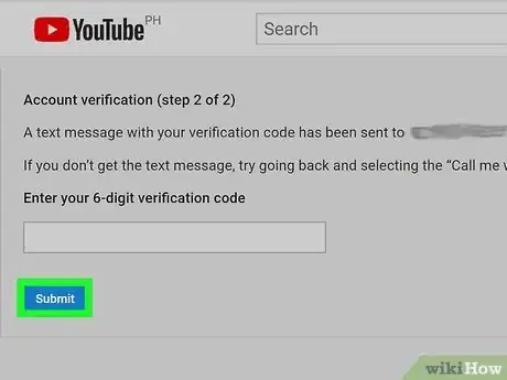 Imagen titulada Verify Your YouTube Account Step 6