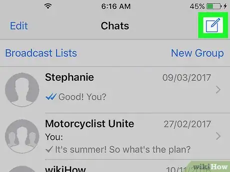 Imagen titulada Transfer Files on WhatsApp on iPhone or iPad Step 3