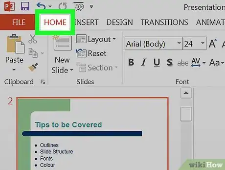 Imagen titulada Add a Bullet Point in PowerPoint Step 4