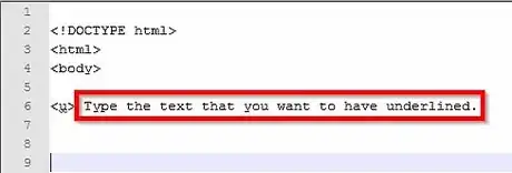 Imagen titulada Underline Text in HTML Step 4