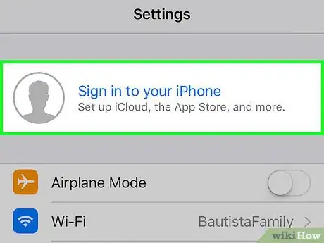 Imagen titulada Set Up iCloud on the iPhone or iPad Step 2