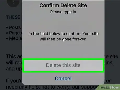 Imagen titulada Delete a WordPress.Com Blog Step 16