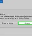 restablecer un Apple TV