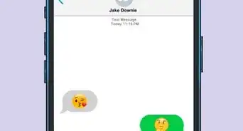 responder a un emoji de carita con beso