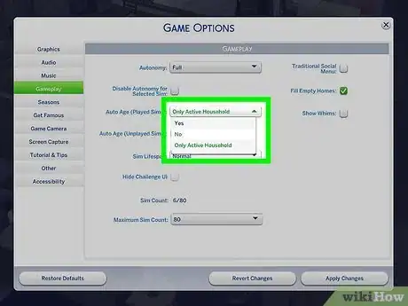 Imagen titulada Prevent Aging in The Sims Step 3